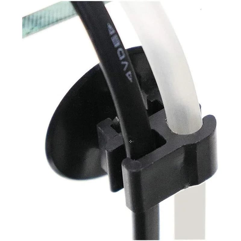 Clip de ventouse d'aquarium, 5 pièces, Tube d'oxygène pour Aquarium, pompe, cordon d'alimentation, b