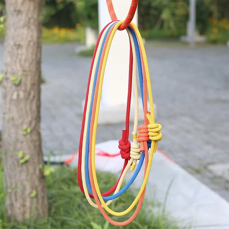 Xinda – corde Prusik d'extérieur de 6mm, 120cm de long, accessoire, corde Durable, résistante à la c