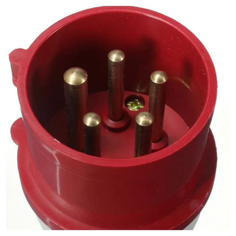 Prise et prise étanches IP44, 16 A, 5 broches, 3 phases, 380-415V, 3 P + N + terre 16A