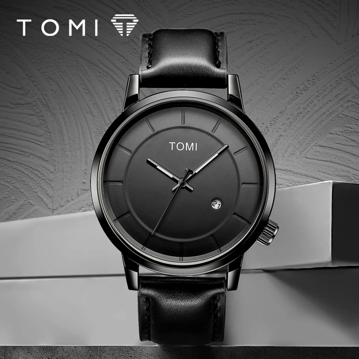 TOMI montre pour hommes de luxe mode marque originale montre à Quartz pour hommes d'affaires
