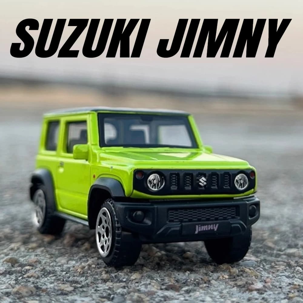 SUZUKI JIMNY – modèle de voiture jouet en alliage, échelle 1:52, Suspension à quatre roues, voitures