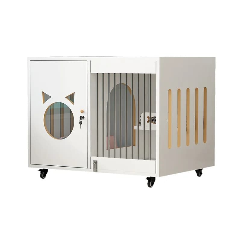 Villa pour chat tout-en-un surdimensionnée, espace libre, chaud, en bois, multi-étages, intérieur, C