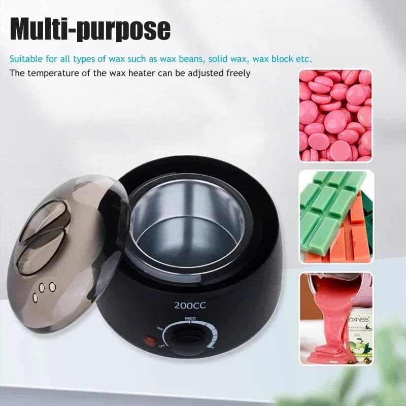 Kit de Machine à cire pour épilation, chauffage et haricots, épilateur épilatoire, Pot de fusion de 
