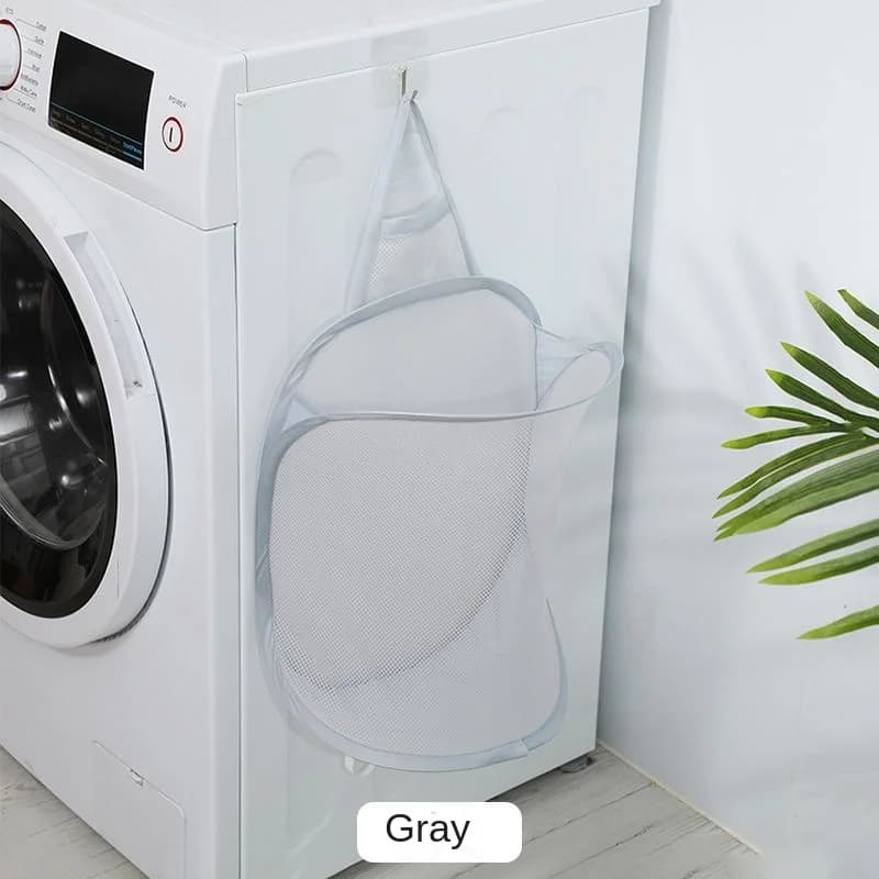 3140 panier à linge pliant organisateur pour vêtements sales salle de bain vêtements maille sac de r