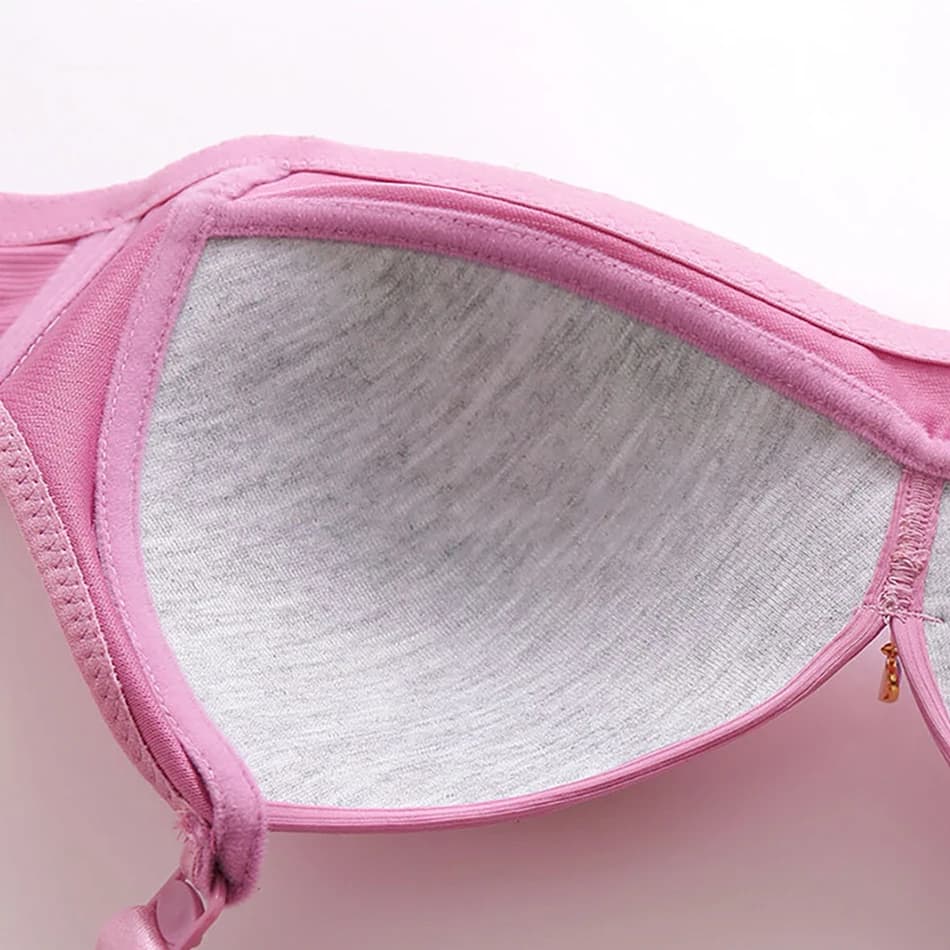Soutien-gorge d'allaitement sans armatures, soutien-gorge à couverture complète, effet de moulage et