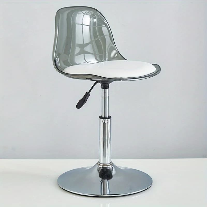 Tabouret de Bar réglable moderne, chaise de Bar pivotante en acrylique, tabouret en cuir PU, chaise 
