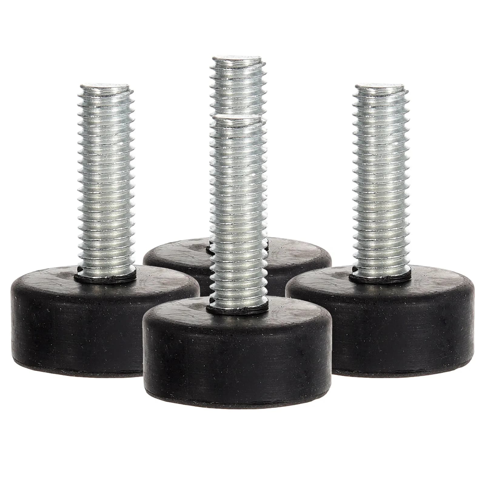 Niveleurs de meubles pieds en caoutchouc réglables, vis M8 de 25mm, robustes, antidérapants, Absorpt