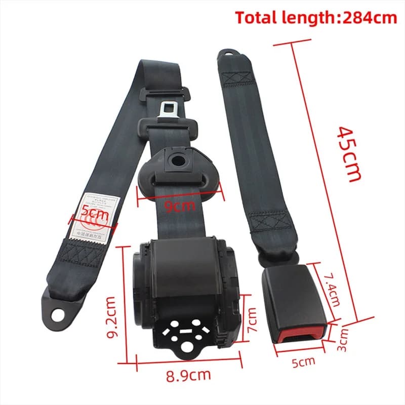 Ceinture de sécurité à trois points ceinture de tour de Bus de voiture ceinture de sécurité rétracta