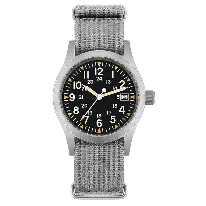 Militado ML05 38mm montre à Quartz mis5 2035/Ronda 515 mouvement montres bombé saphir cristal lumine