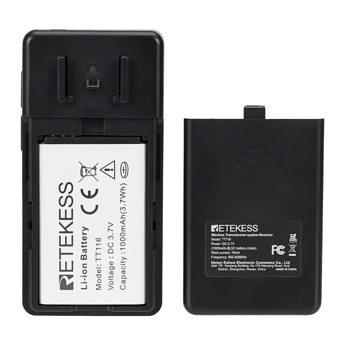 Retekess-Système de guide touristique sans fil, TT116, 1 récepteur, Type-C, Tour, Église, Traducteur