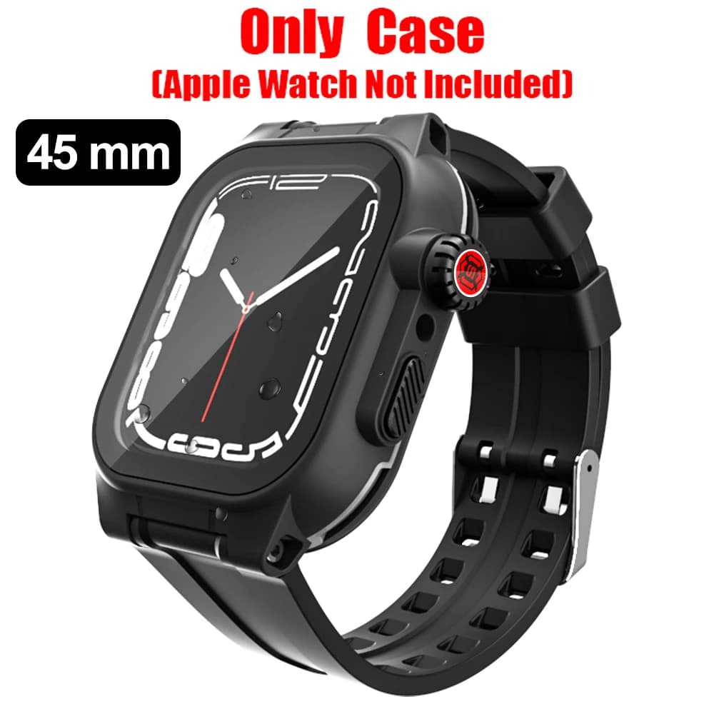 Juste blindée étanche IP68 pour montre Apple, plongée, natation, sport de plein air, anti-chute, sér