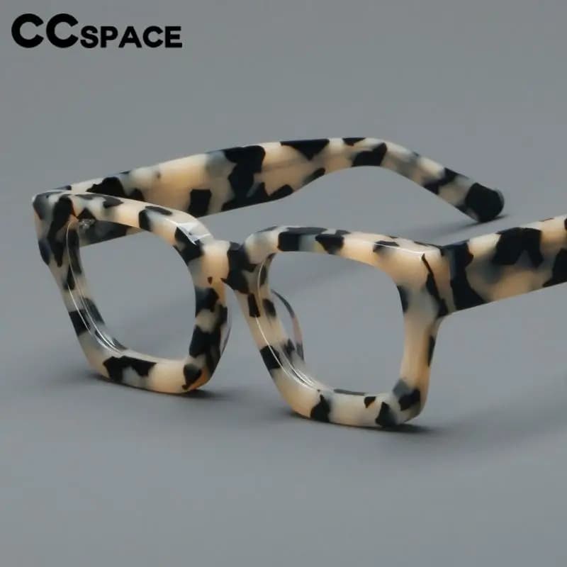 56992 Vintage universel Prescription lunettes cadre dame carré acétate optique lunettes montures ten