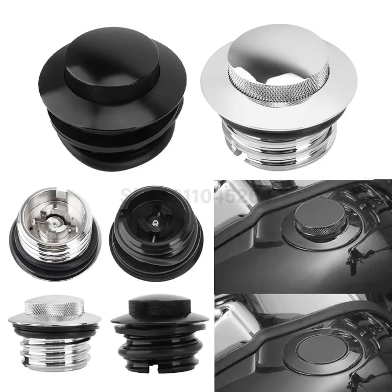 Bouchon de réservoir de moto, filetage droit, huile de carburant, Pop-Up, Motocross pour Harley Spor