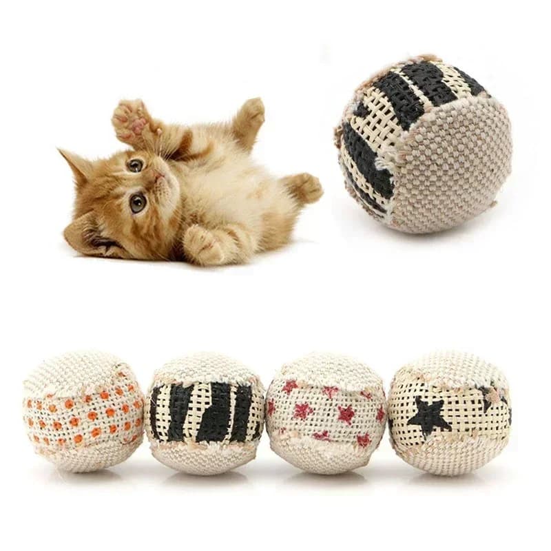 Petite boule de jouet coule pour chat de style aléatoire, jouet d'exercice pour chaton, jeu ChFukrat