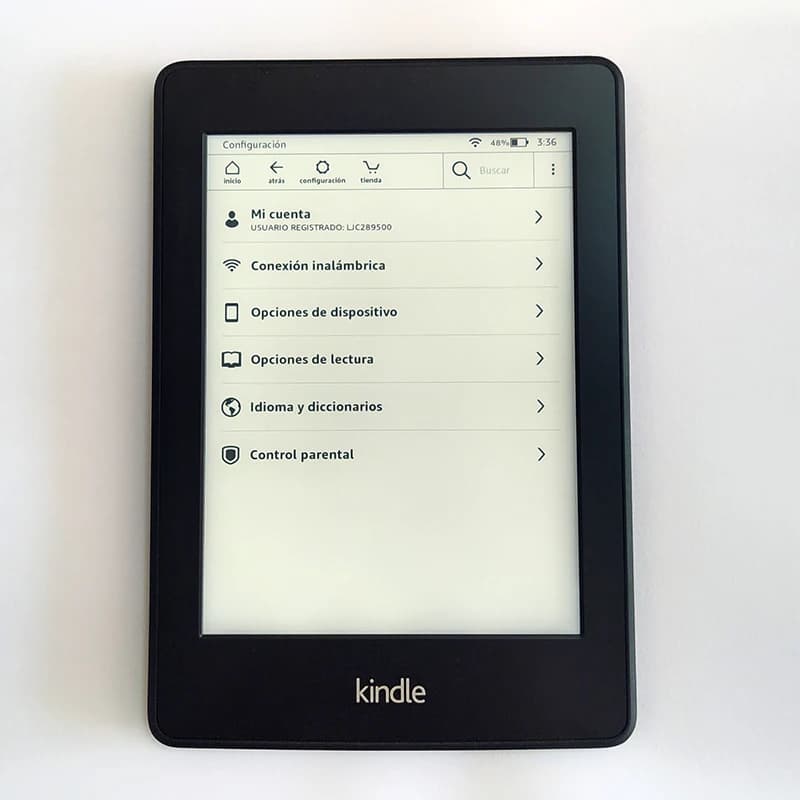 Kindle Paperwhite avec rétro-éclairage lecture la nuit écran tactile d'encre de 6 pouces e-ink Ebook
