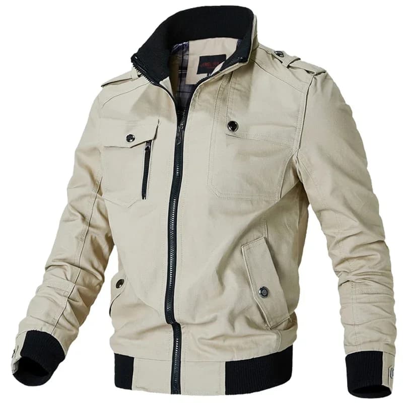 Vestes cargo pour hommes nouvelle mode bombardier vêtements pour hommes simple style britannique cha