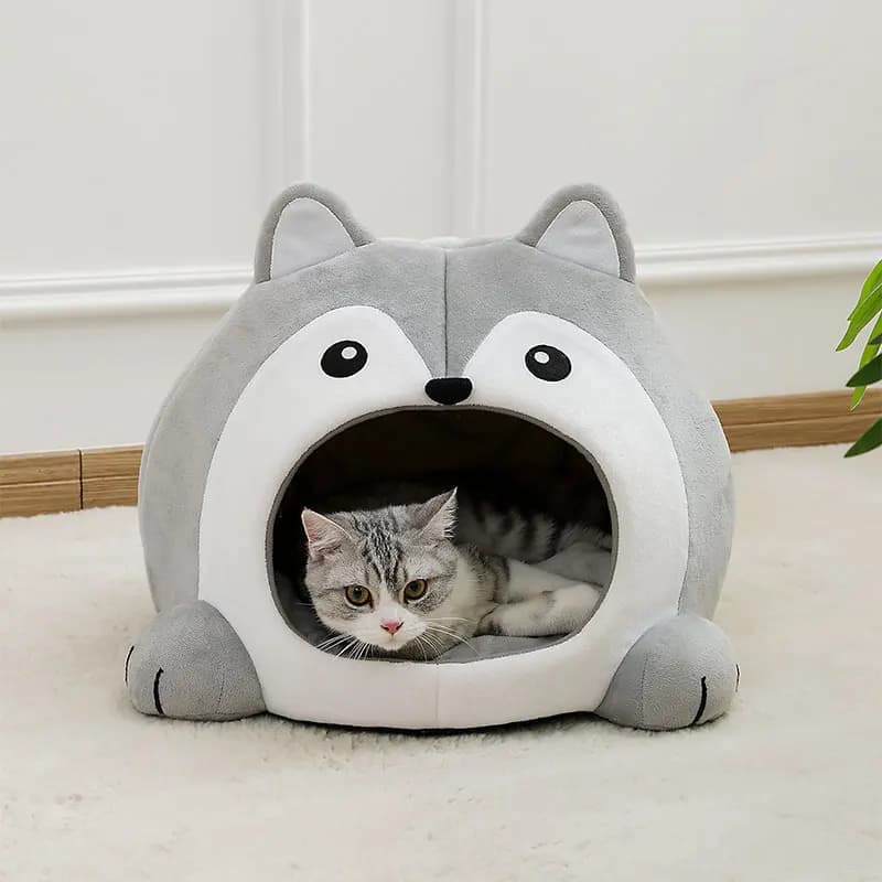 Lit très doux pour chat, panier pour animaux de compagnie, maison pour chat, canapé, petit chien, ch