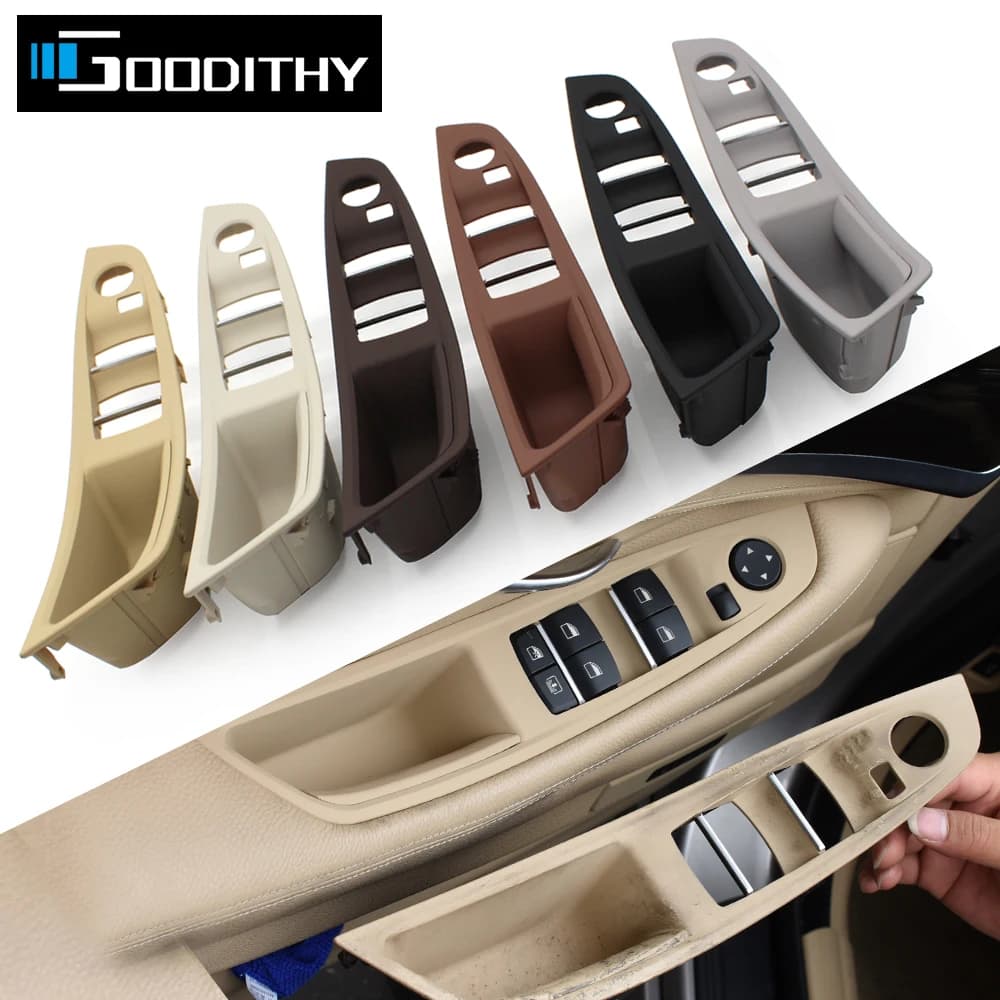 Couvercle de panneau de poignée de porte d'accoudoir côté conducteur LHD RHD, pour BMW série 5 F10 F