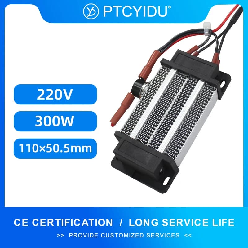 220V 300W incubateur chauffage isolation-thermostatique PTC céramique chauffage à air chauffage élec