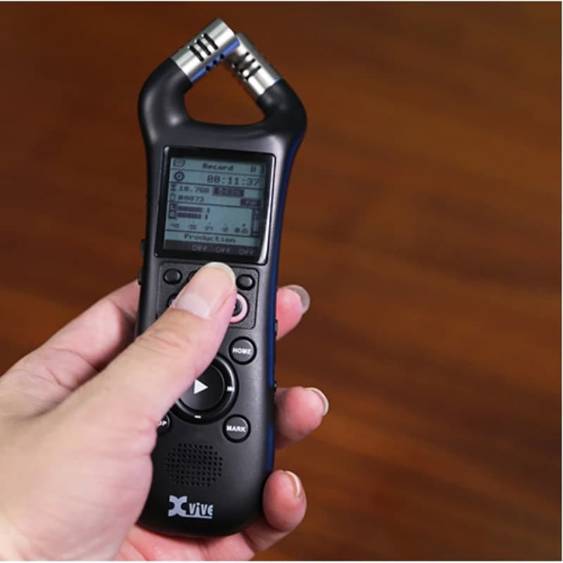 Enregistreur stéréo Portable avec Audio à Point flottant 32 bits, Microphone d'interview portatif, M