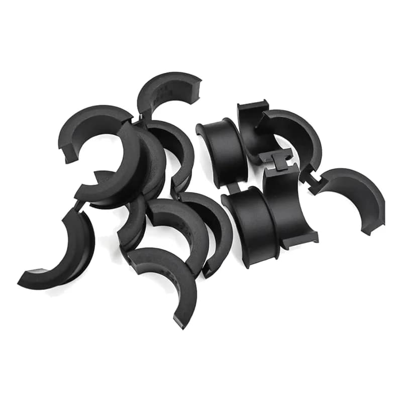 Johonneur en silicone pour guidon de vélo, pièces de vélo, adaptateur, 31.8 à 25.4, 22.2, 8 pièces