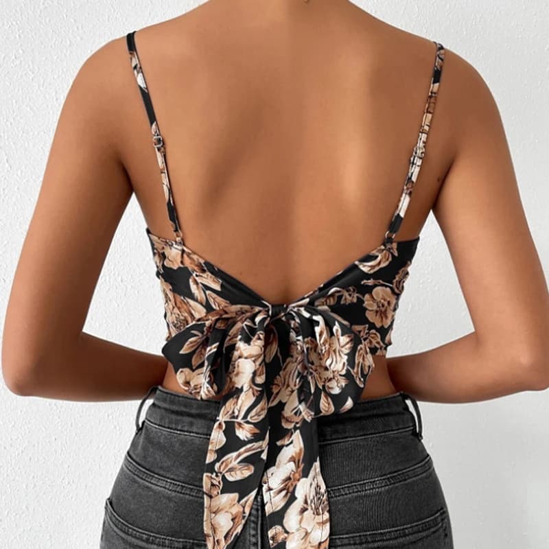 Camisole d'été Slim pour femmes, Sexy, sans manches, col en v, t-shirt gris, débardeur, couleur unie