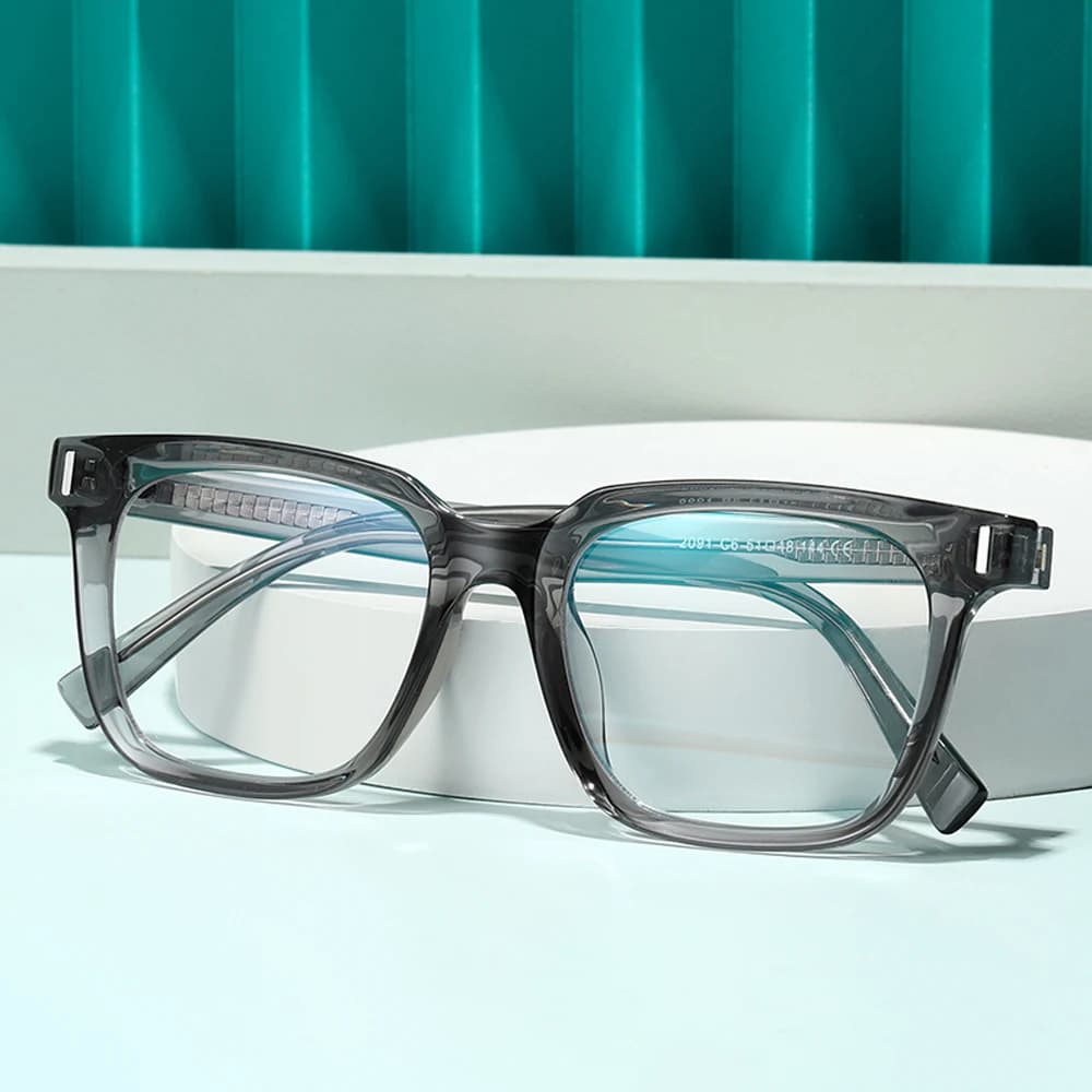 Kachawoo anti lumière bleue lunettes TR90 acétate hommes lunettes carrées cadre pour femmes tendance