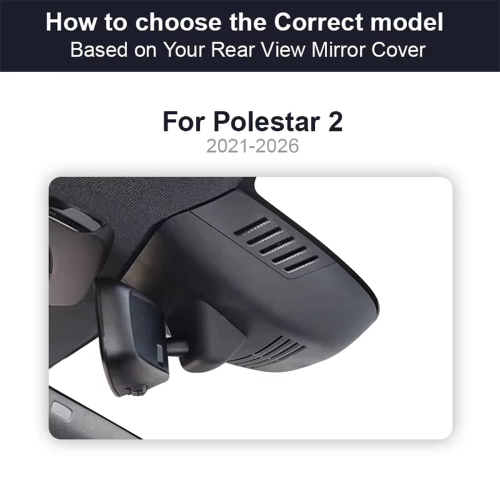 Caméra de tableau de bord Fitcamx 4K pour Volvo et Polestar 2, compatible avec XC60 XC90 XC40 C40 EX
