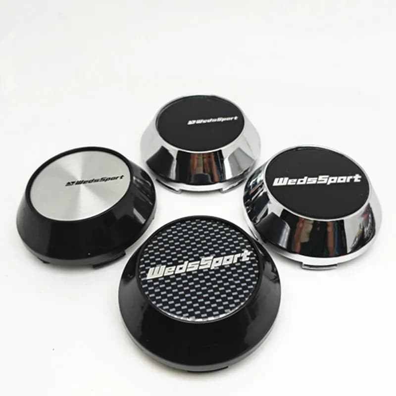 Centre de roue WedsSport 65mm, 4 pièces, capuchons de moyeu, Logo de Sport, emblème, Badge, couvertu