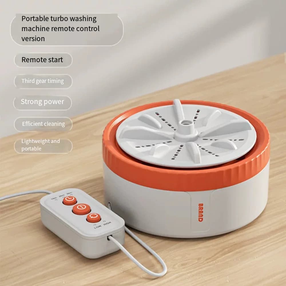 Mini Machine à laver Portable USB rotative Turbo fruits lave-vaisselle à ultrasons pour vêtements ma