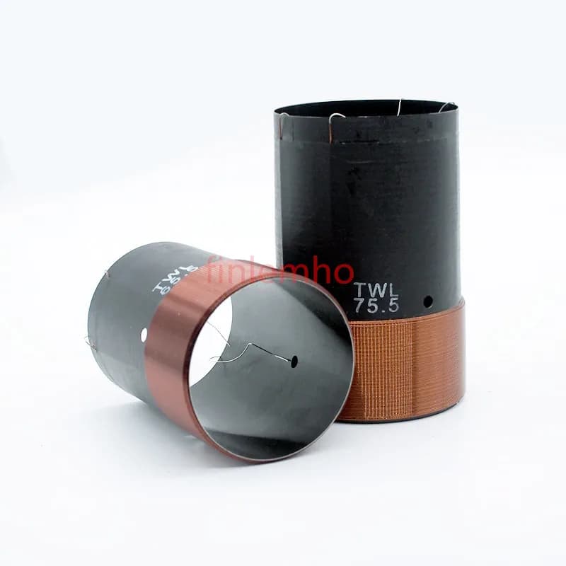 Bobine vocale de haut-parleur de caisson de basses, 2.5 ", 3", 4 ohm, 4 couches de fil, pièce de rép