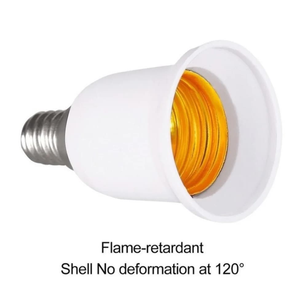 5 pièces E14 à E27 Base vis lampe porte-ampoule adaptateur support de lampe adaptateur pour ampoule 