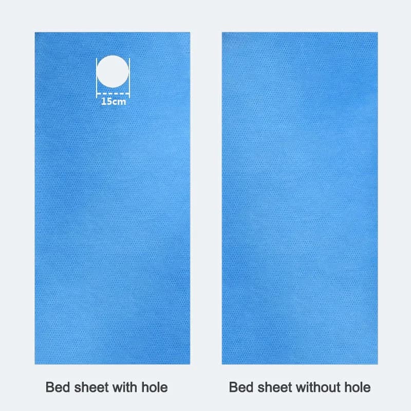 Draps de lit jetables pour Salon de beauté, Spa, fins et épais, SMS, Non tissés, respirants, jetable