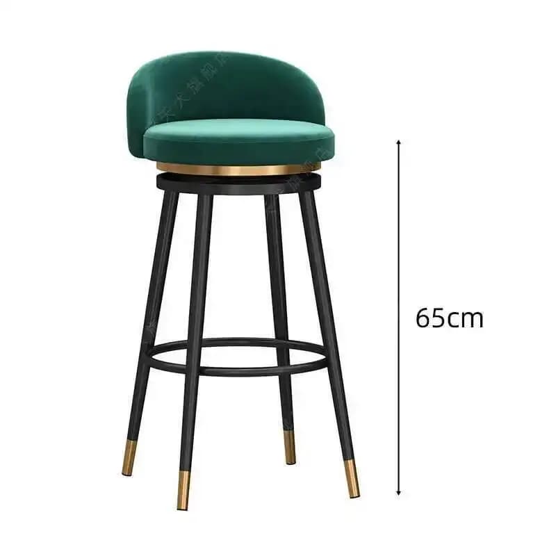 Tabourets De Bar nordiques De luxe hauteur De comptoir confortable minimaliste chaise moderne Restau