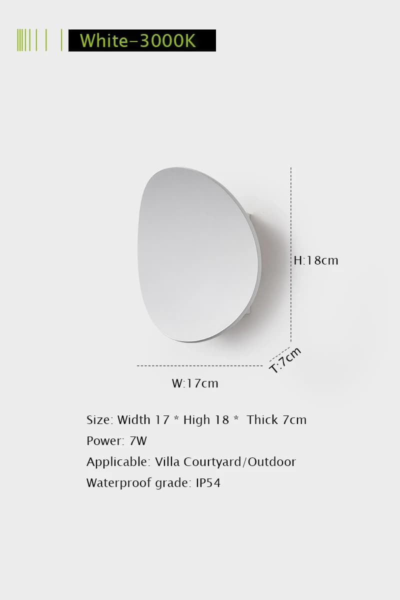 LED extérieur porche applique murale en aluminium extérieur luminaires muraux lampe étanche pour mai