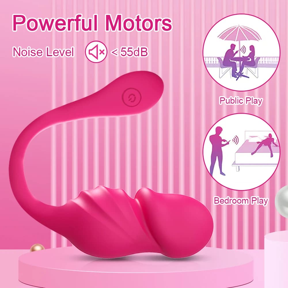 Oeuf vibrateur Bluetooth portable pour femme, gode, stimulateur de clitoris, culotte vibrante à dist