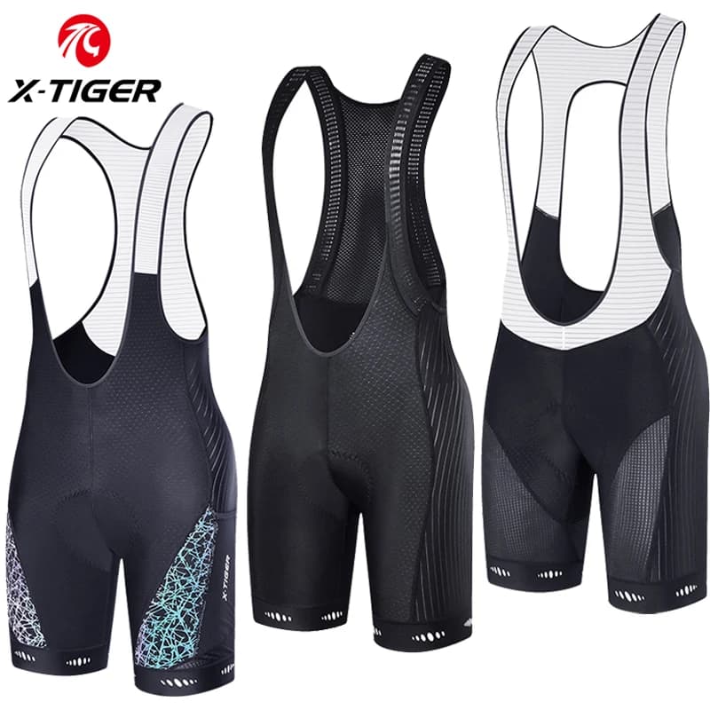 X-TIGER cuissard de cyclisme Pro Licra UPF50 + VTT respirant hommes 5D rembourré collants d'équitati