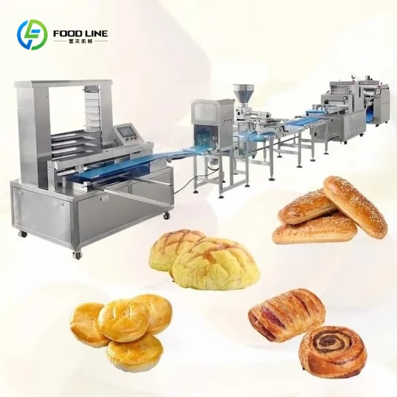 Machine à fabriquer du pain commercial, équipement de boulangerie à petite échelle, ligne de product