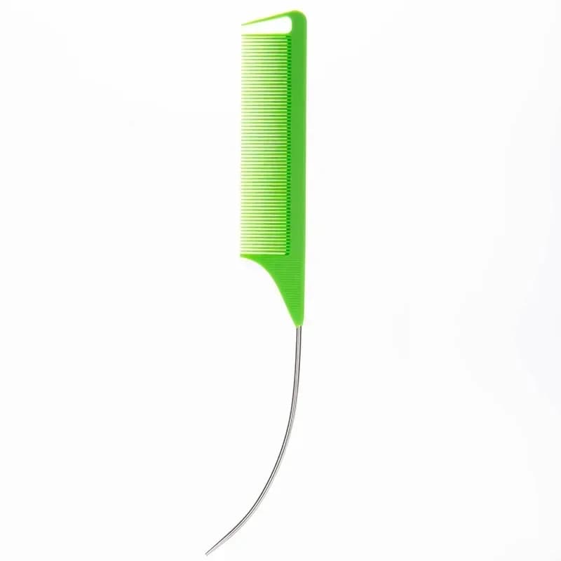 Aiguille en acier style professionnel en plastique résistant à la chaleur antistatique tressage queu