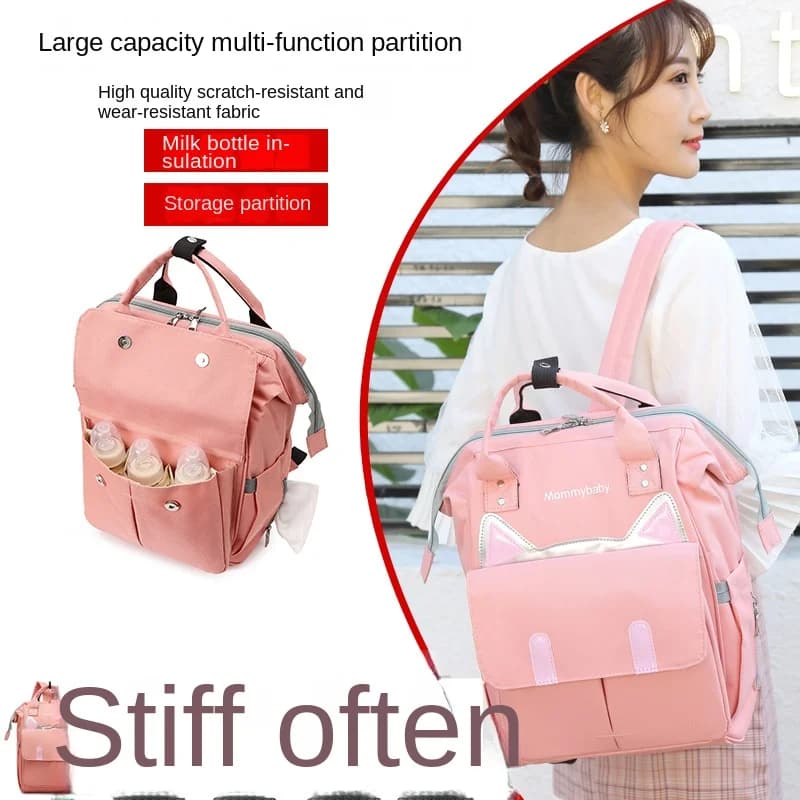 Sac à dos portable pour maman, mère et bébé, sac de sortie pour étudiant, nouvelle mode, grande capa