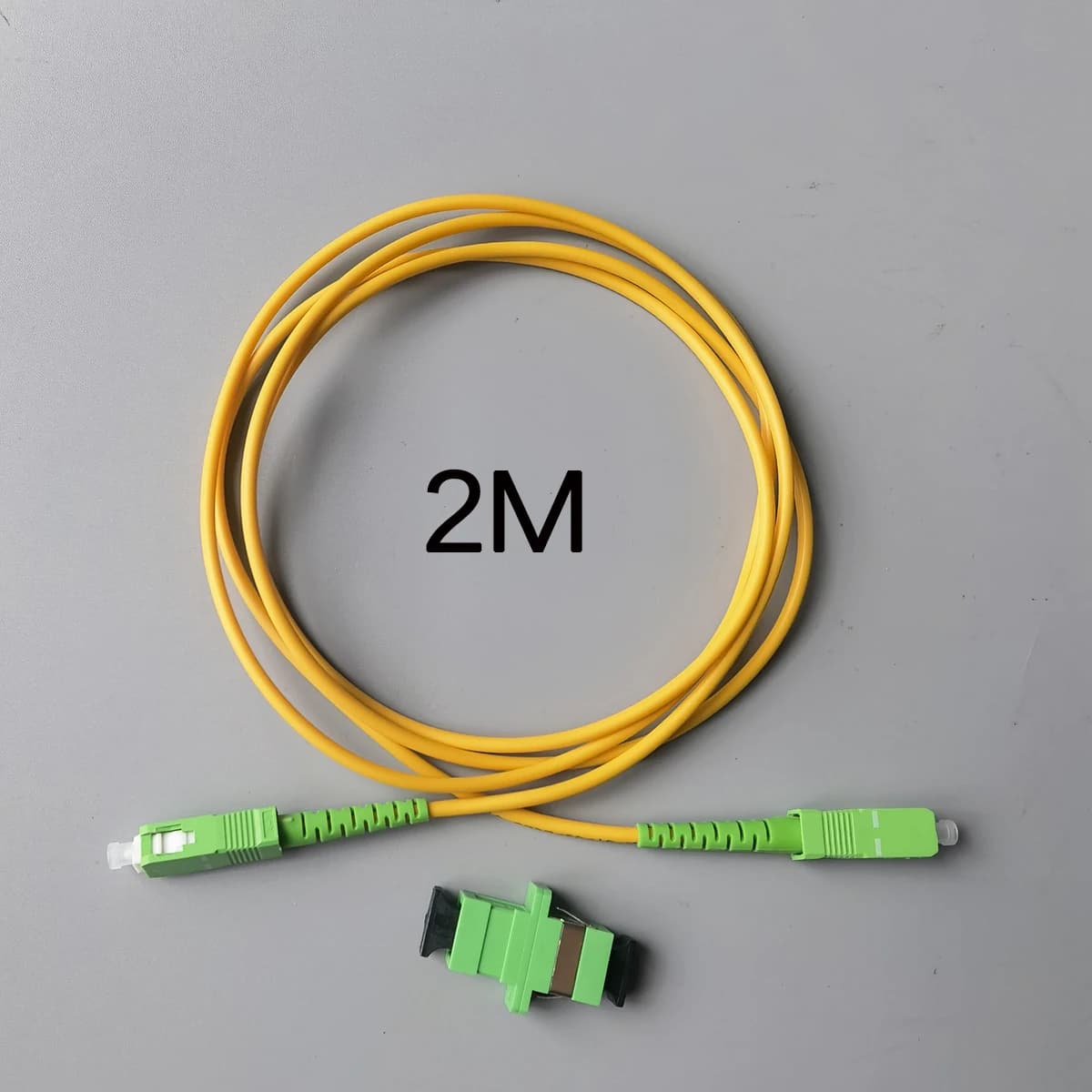 Câble de raccordement à Fiber optique 1.5M/2M/3M/5M/10M/15M/20M/30M SC/APC-SC/APC, fil d'extension m