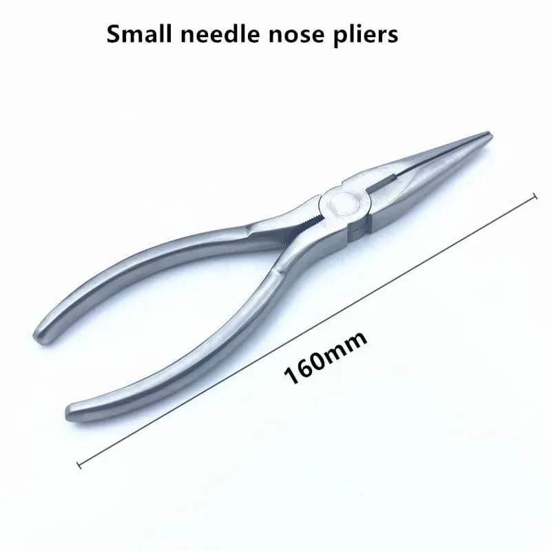 Pince Antarctique Plate avec Mâchoires Dentelées, Instrument Orthopédique Vétérinaire, Grand, Petit