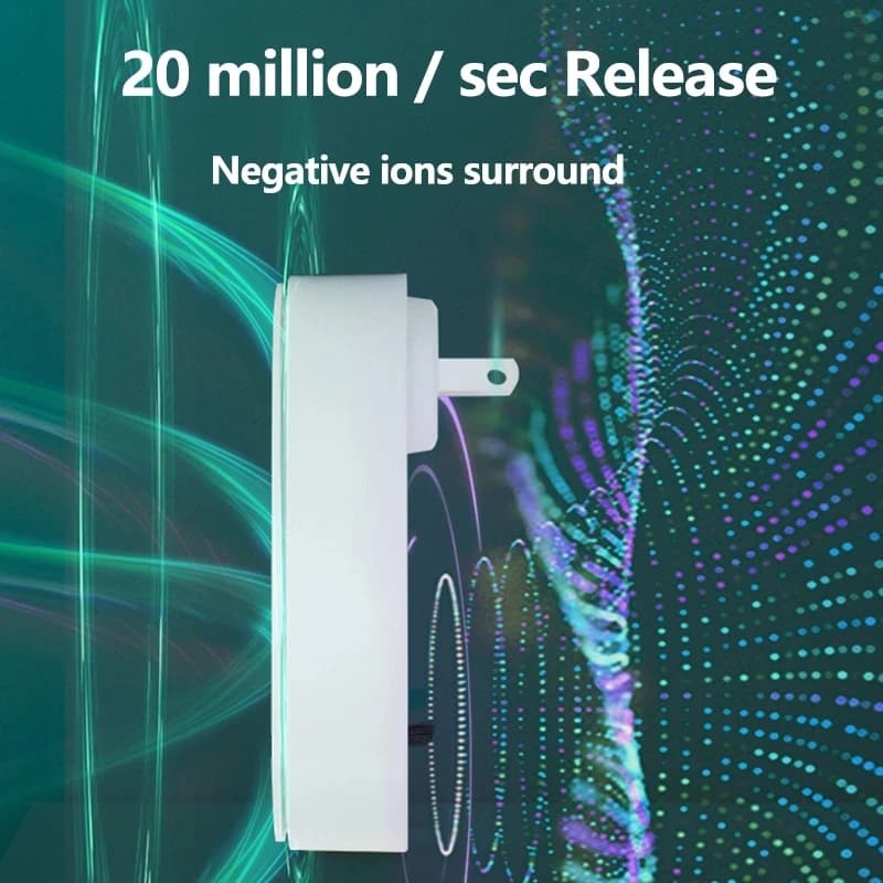 Nouveau purificateur d'air Portable Anion Purification de l'air désodorisant ioniseur nettoyant pous