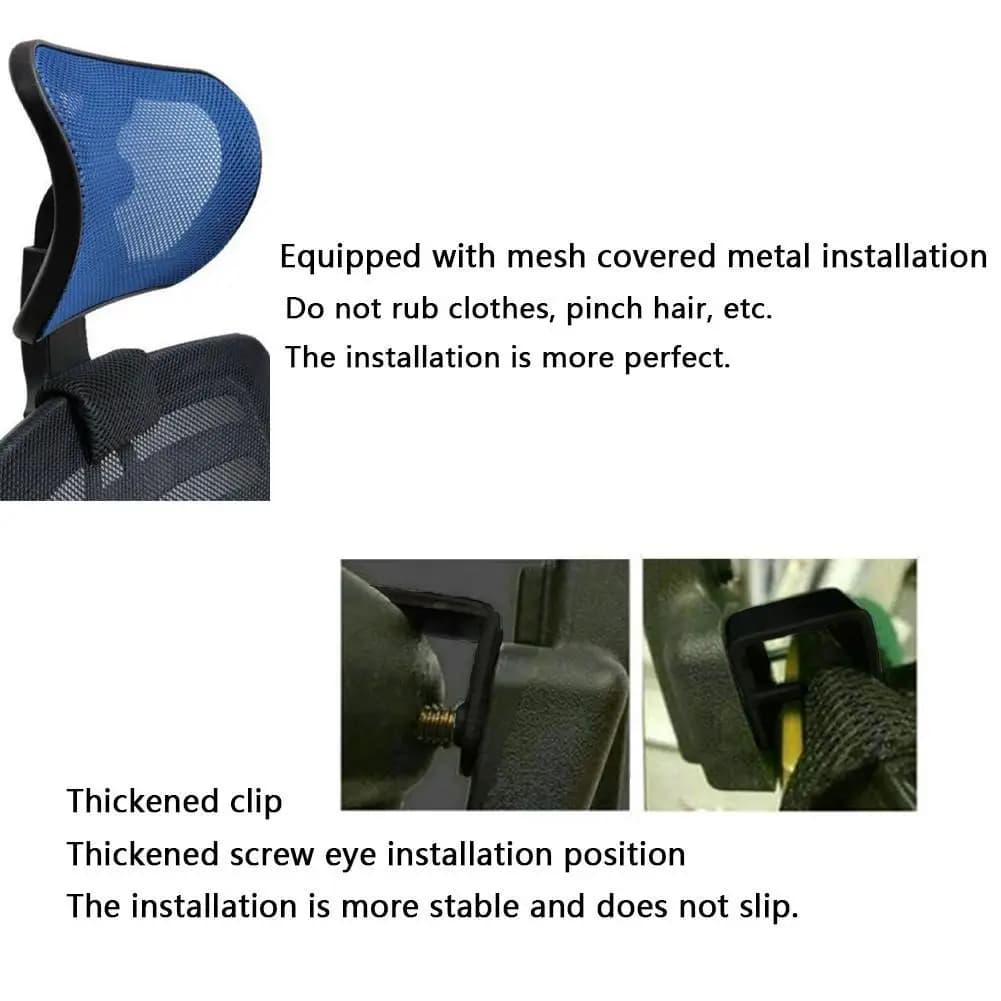 Oreiller de repos de sauna réglable pour chaise d'ordinateur, protection du cou de bureau, accessoir