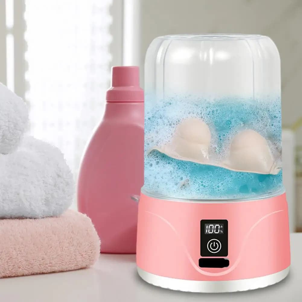 Mini Machine à laver pliable de 1.1 L, pour chaussettes, sous-vêtements, culottes, lave-linge domest