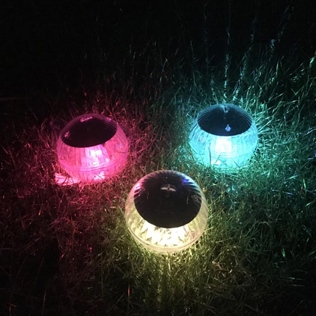 Solaire flottant piscine lumière LED étanche solaire lueur boule lampe décoration pour piscines étan