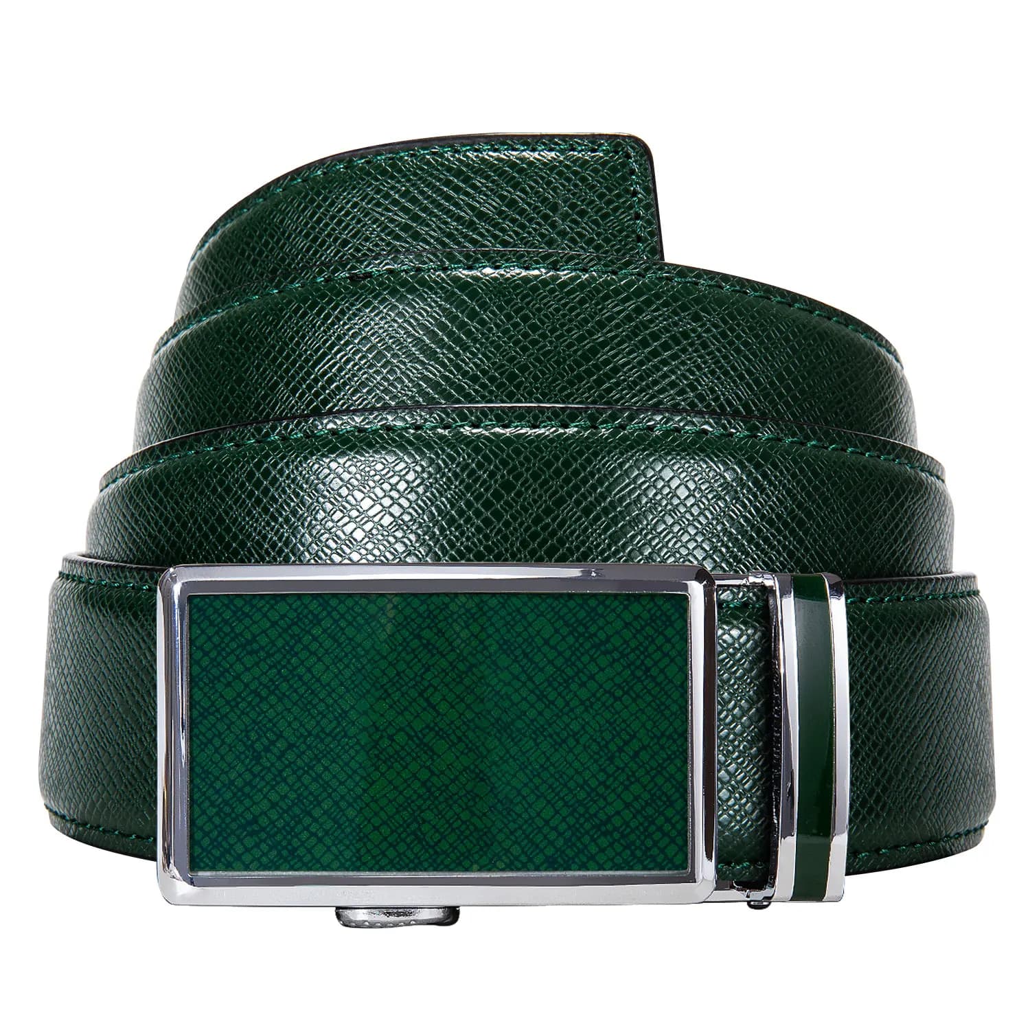 Ceintures de luxe en cuir vert pour hommes, de haute qualité, pour robe en jean, Cowboy, 50 sortes, 