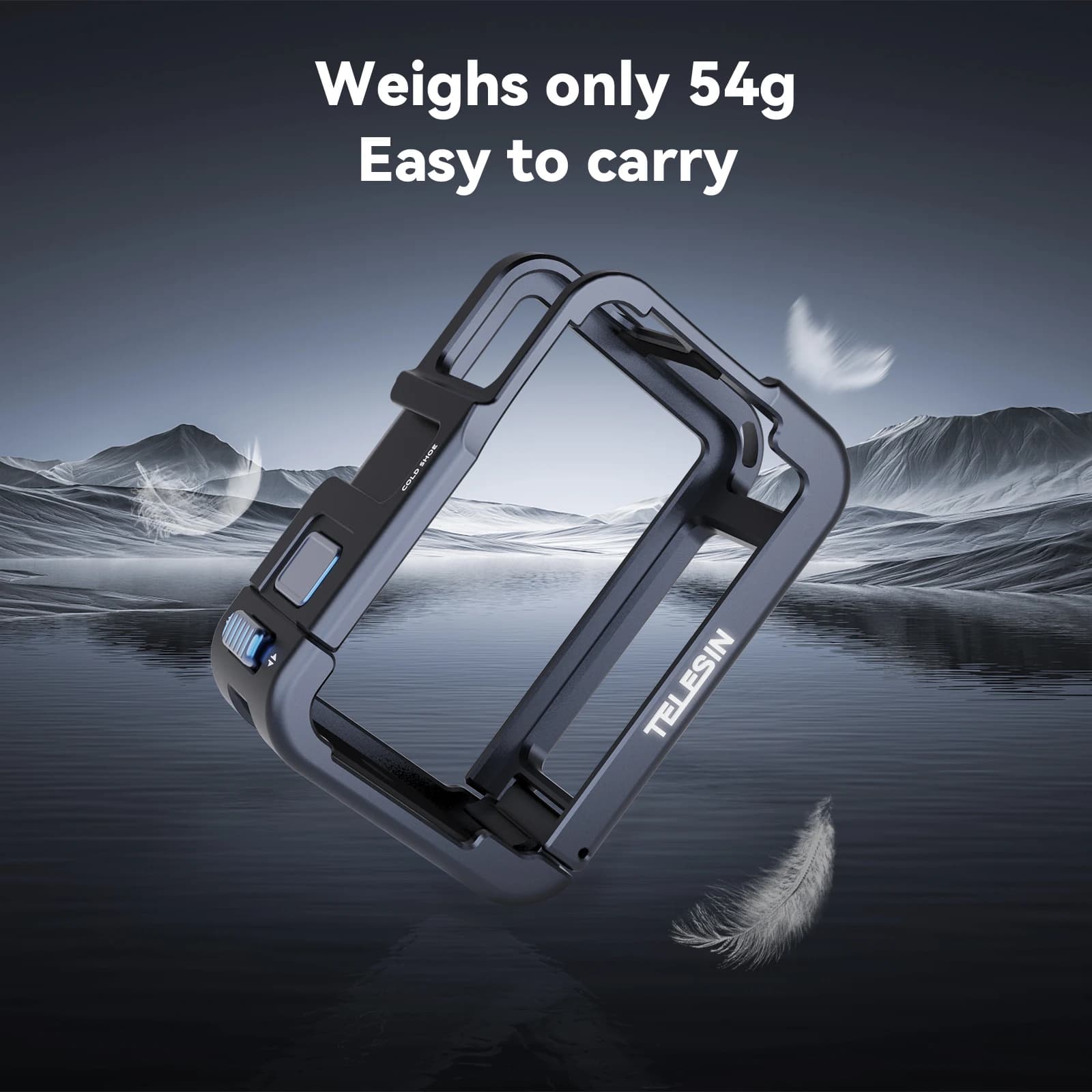 TELESIN-Coque de protection en alliage pour DJI OSMO, compatible avec modèles 3 4 5Pro