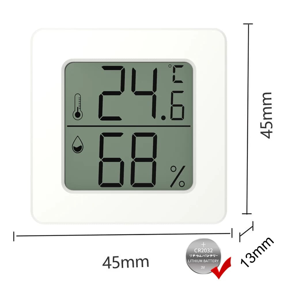 Mini thermomètre numérique hygromètre maison intérieure température ambiante humidité mètre capteur 