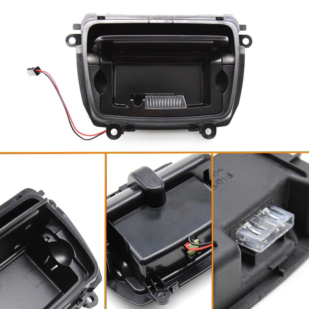 Cendrier de Console centrale de voiture, housse de cendres pour BMW série 5 F10 F11 F18 520 523 525 